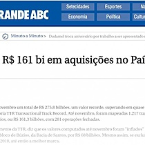 Estrangeiros injetam R$ 161 bi em aquisies no Pas